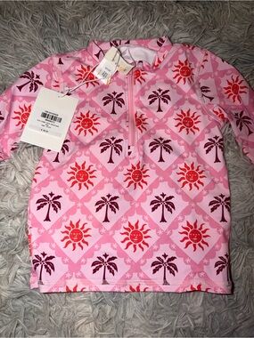 Roller rabbit kids sunny days rash guard 2/3T